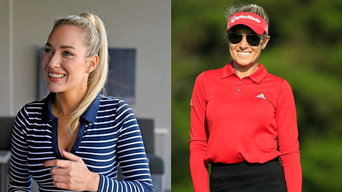 Paige Spiranac and Natalie Gulbis.